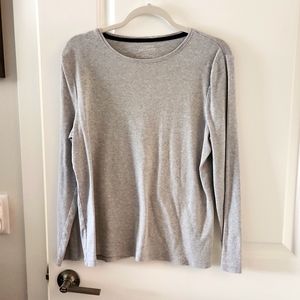 Talbots XLP long-sleeved top grey